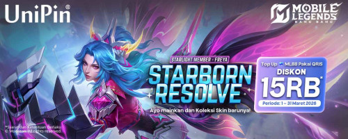 Top Up Diamonds MLBB Pakai QRIS & Dapatkan Diskon hingga Rp15.000 UniPin Credits!